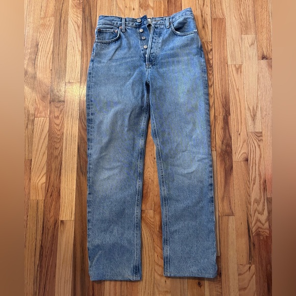 Agolde Denim - Agolde Light Blue Straight Jeans